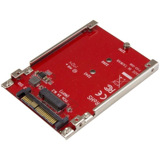 StarTech.com M.2 Drive to U.2 (SFF-8639) Host Adapter for M.2 PCIe NVMe SSDs Image