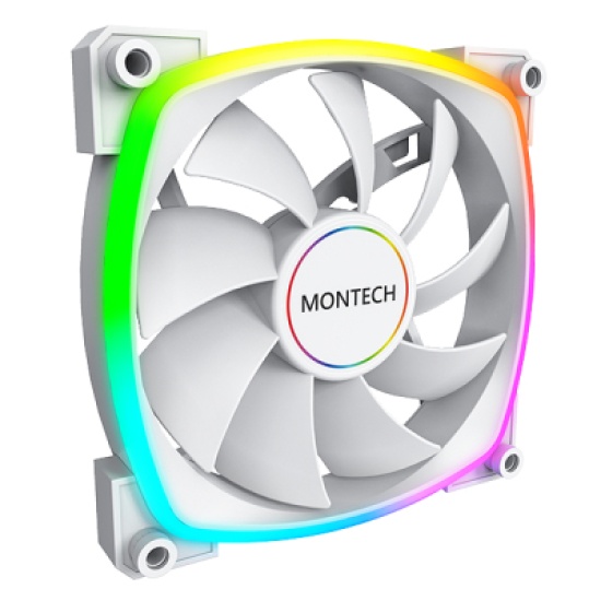 Montech AX140 PWM Computer case Fan 14 cm White 1 pc(s) Image