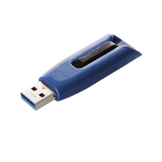 Verbatim V3 MAX - USB 3.0 Drive 64 GB - Blue Image