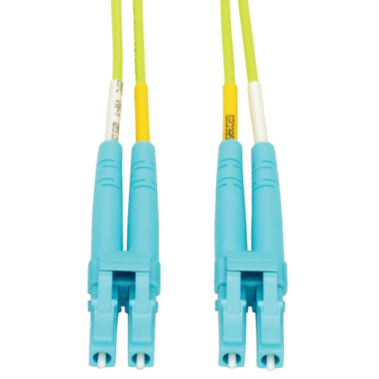 Tripp Lite N820-07M-OM5 100G Duplex Multimode 50/125 OM5 LSZH Fiber Optic Cable (LC/LC), Lime Green, 7 m Image