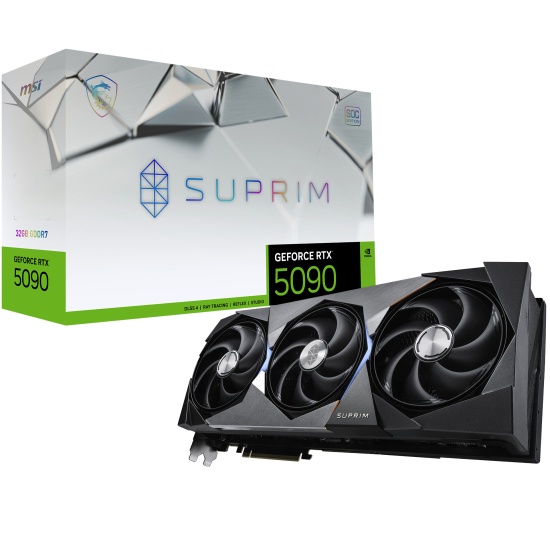 MSI SUPRIM GEFORCE RTX 5090 32G SOC graphics card NVIDIA 32 GB GDDR7 Image
