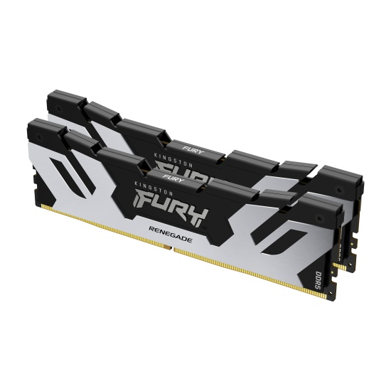 Kingston Technology FURY 48GB 8400MT/s DDR5 CL40 CUDIMM (Kit of 2) Renegade Silver XMP Image