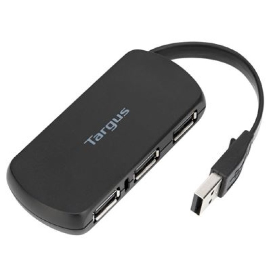 Targus ACH114EU interface hub USB 2.0 480 Mbit/s Black Image