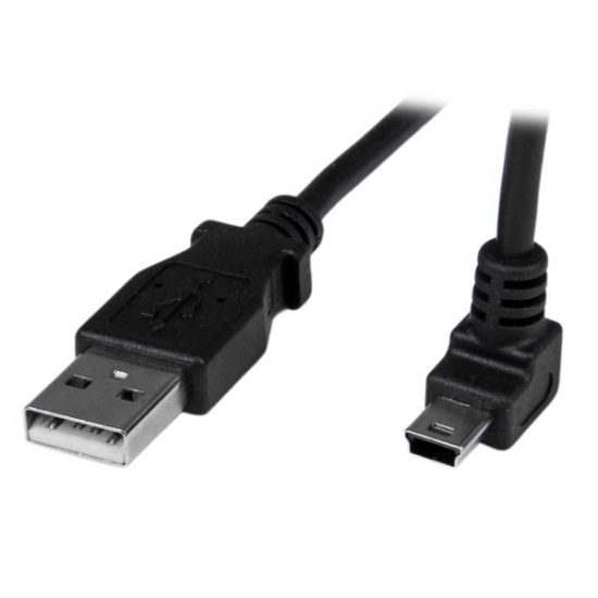 StarTech.com 1m Mini USB Cable - A to Up Angle Mini B Image