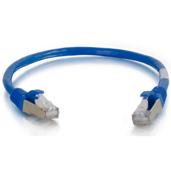 C2G 35ft. Cat6a RJ-45 networking cable Blue 10.66 m S/FTP (S-STP) Image