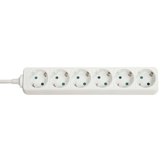 Lindy 73102 power extension 6 AC outlet(s) Indoor White Image