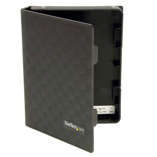 StarTech.com 2.5in Anti-Static Hard Drive Protector Case - Black (3pk) Image