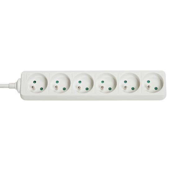 Lindy 73125 power extension 6 AC outlet(s) Indoor White Image