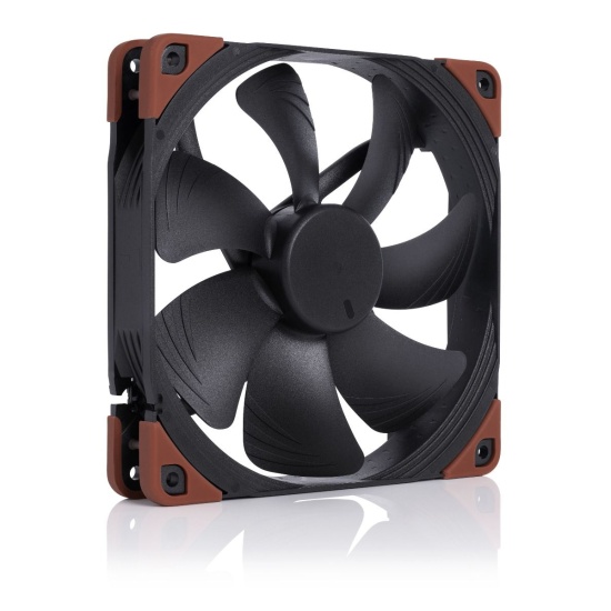 Noctua NF-A14 Computer case Fan 14 cm Black, Brown 1 pc(s) Image