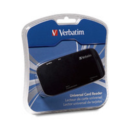 Verbatim USB 2.0 Universal card reader Black Image