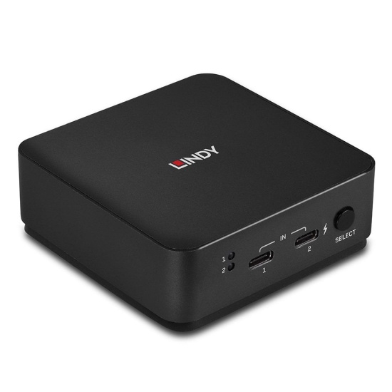 Lindy 2 Port Type C, Dual HDMI 4K60 KVM Switch Image