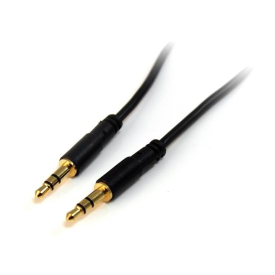 StarTech.com 6 ft Slim 3.5mm Stereo Audio Cable - M/M Image