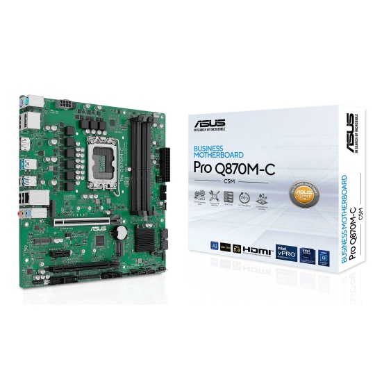 ASUS PRO Q870M-C-CSM LGA 1851 (Socket V1) micro ATX Image