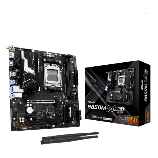 Asrock B850M-X WiFi R2.0 AMD B850 Socket AM5 micro ATX Image