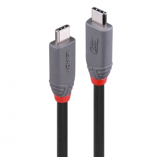 Lindy 2m USB 4 240W Type C Cable, Anthra Line Image