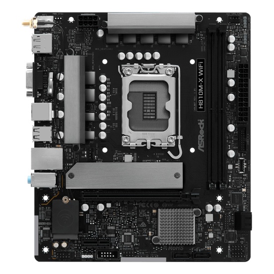 Asrock H810M-X WiFi Intel H810 LGA 1851 (Socket V1) micro ATX Image