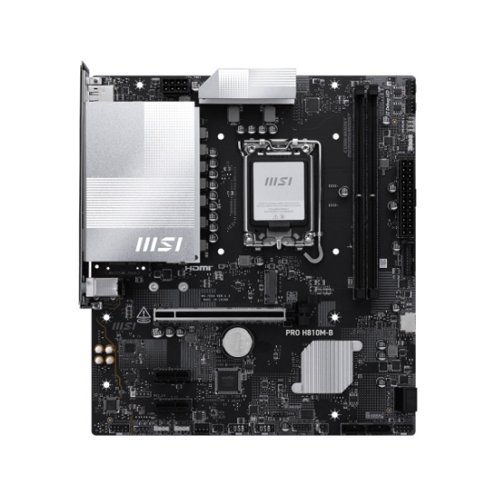 MSI PRO H810M-B motherboard Intel H810 LGA 1851 (Socket V1) micro ATX Image