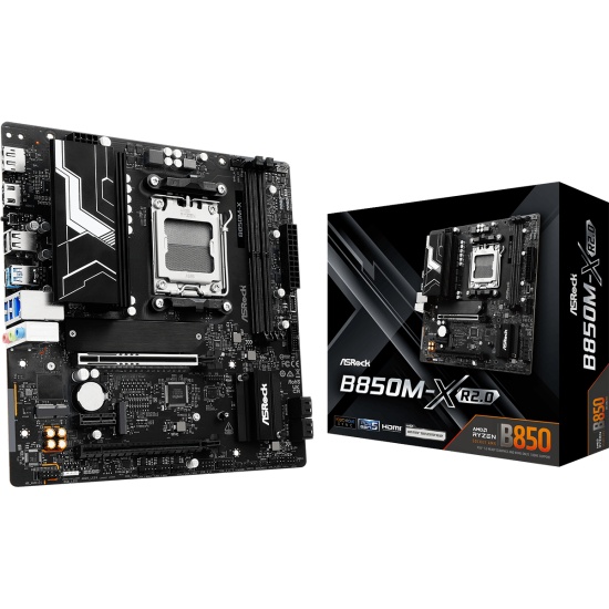 Asrock B850M-X R2.0 AMD B850 Socket AM5 micro ATX Image