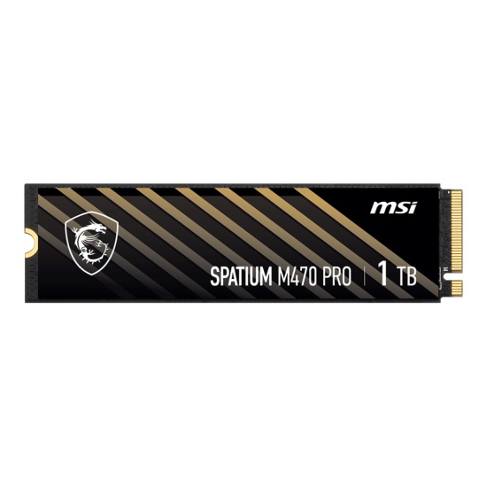 MSI Spatium M470 PRO PCIe 4.0 NVMe M.2 1TB PCI Express 4.0 3D NAND Image