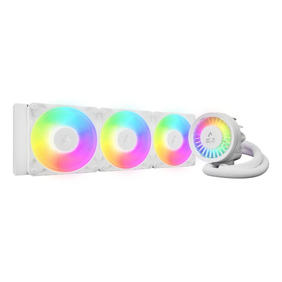ARCTIC Liquid Freezer III Pro 360 A-RGB (White) - Multi Compatible All-in-One CPU Water Cooler with A-RGB Image