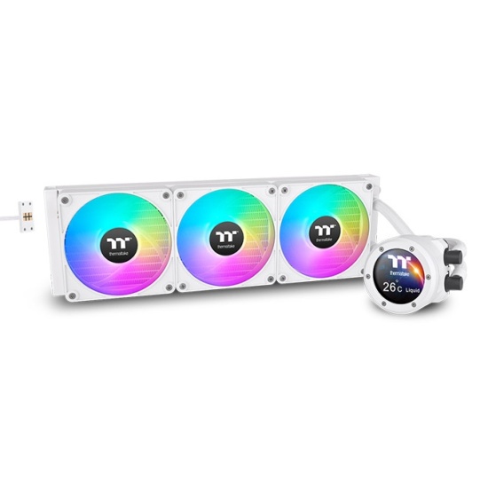 Thermaltake TH420 V2 Ultra EX ARGB Processor All-in-one liquid cooler 14 cm White 1 pc(s) Image