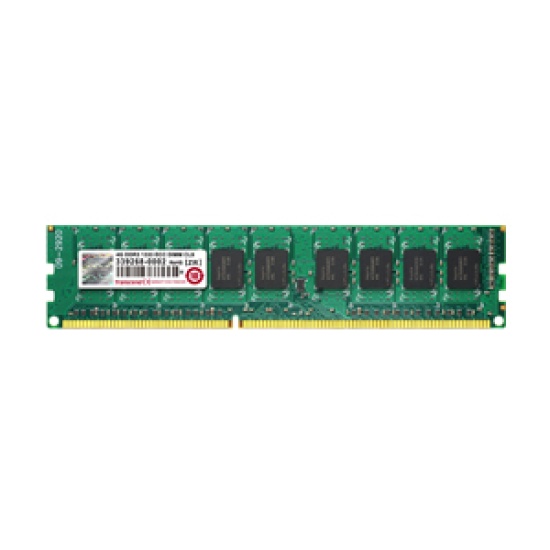 Transcend 4GB DDR3 240Pin Long-DIMM memory module 1 x 4 GB ECC Image