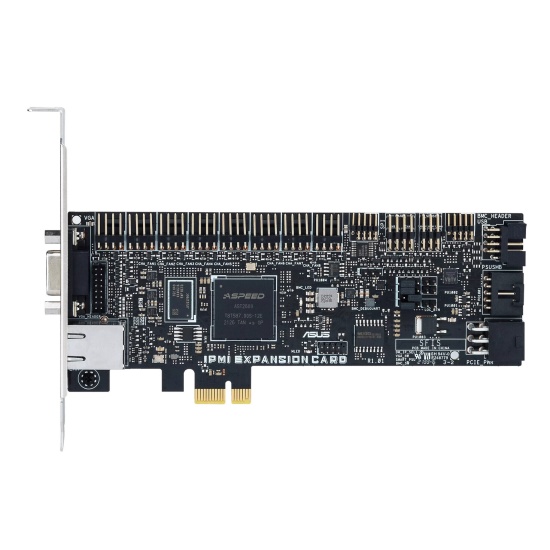 ASUS IPMI EXPANSION CARD-SI interface cards/adapter Internal RJ-45, VGA Image