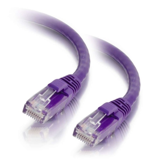 C2G 50817 networking cable Purple 0.3 m Cat6a U/UTP (UTP) Image