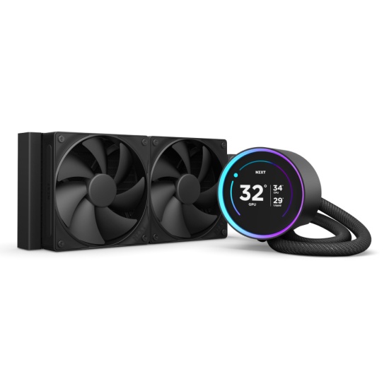 NZXT Kraken Elite 240 Processor All-in-one liquid cooler 12 cm Black 1 pc(s) Image