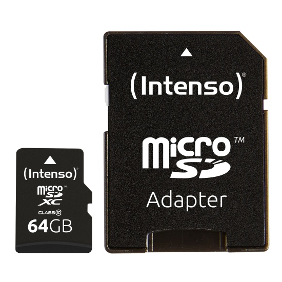 Intenso 64GB MicroSDHC MicroSDXC Class 10 Image