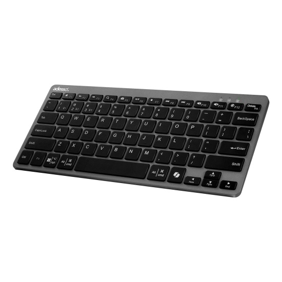 Adesso WKB-7000BB keyboard Home/Office Bluetooth QWERTY US English Black Image