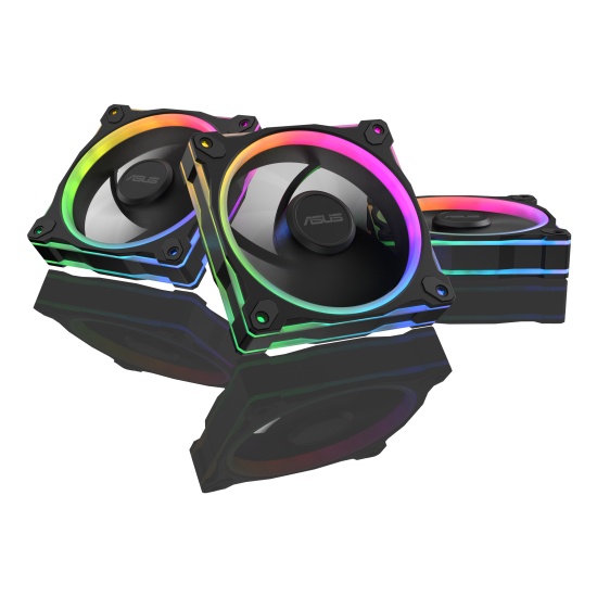 ASUS Prime MR120 Fan ARGB Black 3in1 Computer case 12 cm Image