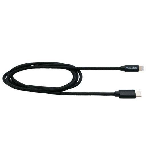 VisionTek 901267 lightning cable 1 m Black Image