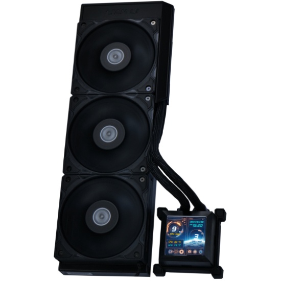 Lian Li HydroShift LCD 360S Computer case All-in-one liquid cooler 12 cm Black Image