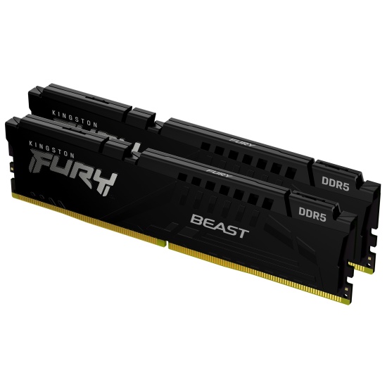 Kingston Technology FURY Beast 64GB 5600MT/s DDR5 CL40 DIMM (Kit of 2) Black Image