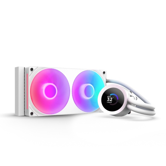 NZXT Kraken Plus RGB 240 Processor All-in-one liquid cooler 12 cm White Image