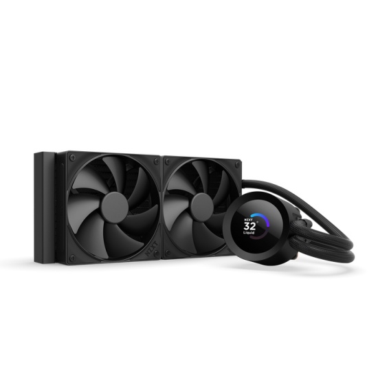 NZXT Kraken Plus 240 Processor All-in-one liquid cooler 12 cm Black Image