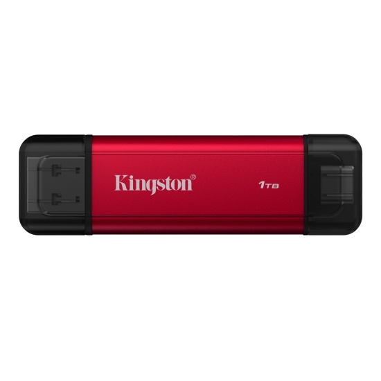 Kingston Technology 1TB Dual USB-A/C Portable SSD, Up to 1050MB/s USB 3.2 Gen 2 Image