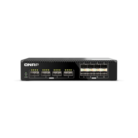 QNAP QSW-M7308R-4X network switch Managed L3 1U Black Image
