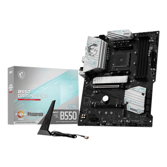 MSI B550 GAMING WIFI motherboard AMD B550 Socket AM4 ATX Image
