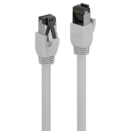 Lindy 5m Cat.8.1 S/FTP LSZH Cable, Grey Image