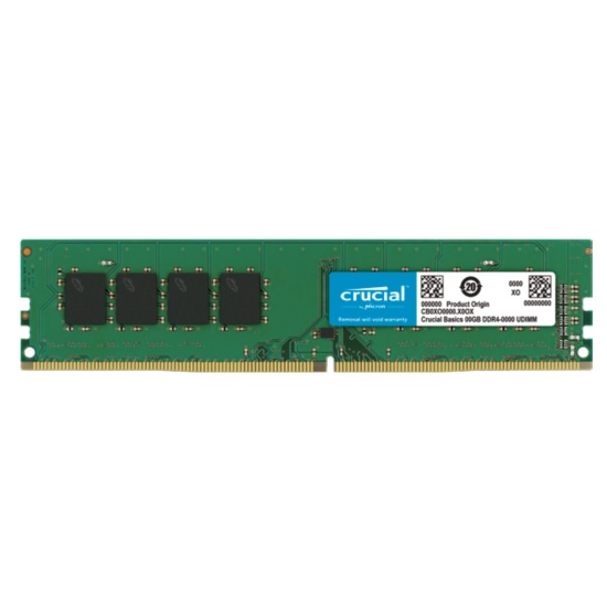 Crucial CB16GU3200 memory module 8 GB 1 x 8 GB DDR4 3200 MT/s 288-pin DIMM Image