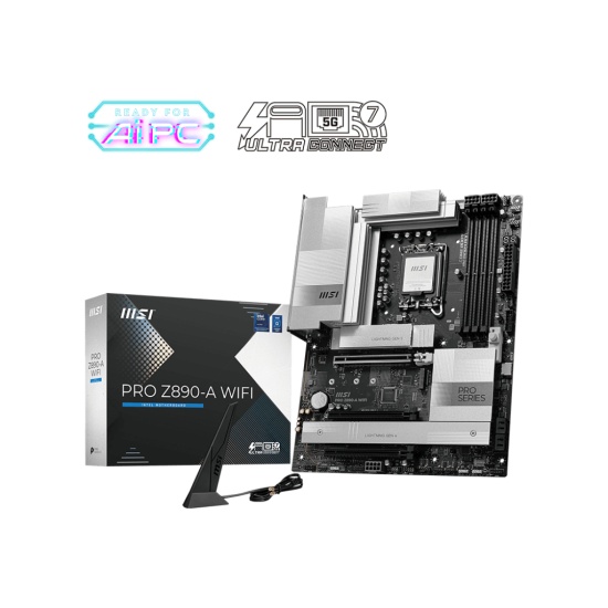 MSI PRO Z890-A WIFI motherboard Intel Z890 LGA 1851 (Socket V1) ATX Image