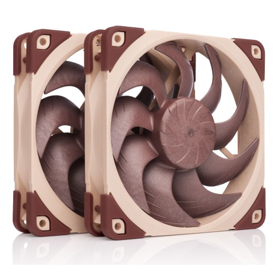 Noctua NF-A12X25 G2 PWM SX2-PP computer cooling system Computer case Fan 12 cm Beige 2 pc(s) Image