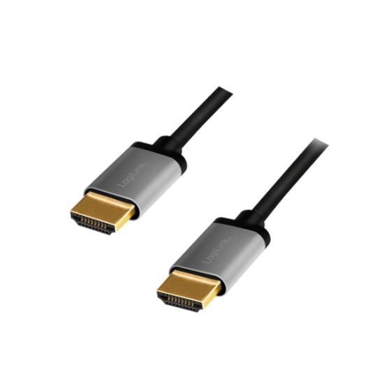 LogiLink CHA0101 HDMI cable 2 m HDMI Type A (Standard) Black, Grey Image
