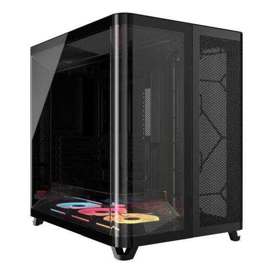 Corsair AIR 5400 LX-R RGB iCUE LINK Midi Tower Black Image
