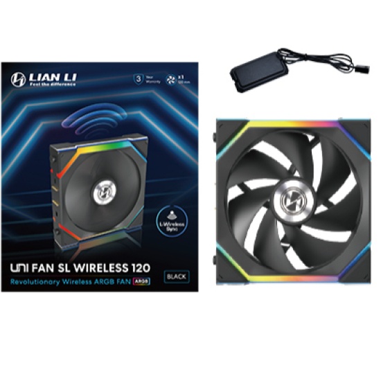 Lian Li UNI FAN SL Wireless 120 Computer case 12 cm Black 1 pc(s) Image