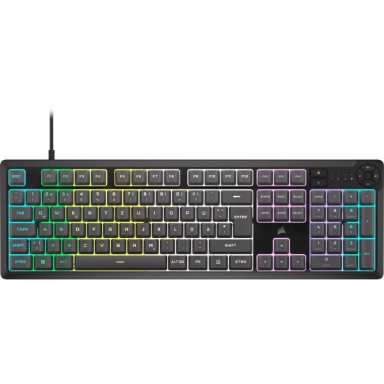 Corsair CH-9226D65-DE keyboard Gaming USB QWERTZ German Grey Image