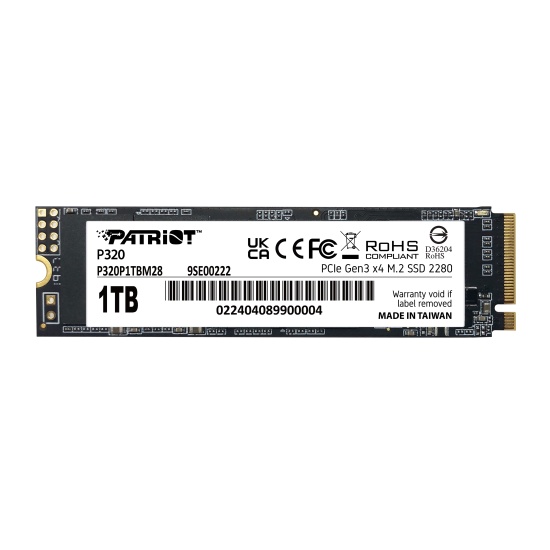 Patriot Memory P320 1 TB M.2 PCI Express 3.0 NVMe Image