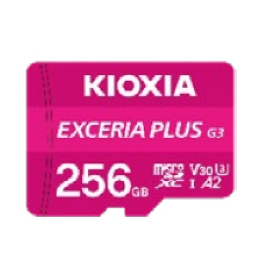 Kioxia EXCERIA PLUS G3 256 GB MicroSDXC UHS-I Class 10 Image
